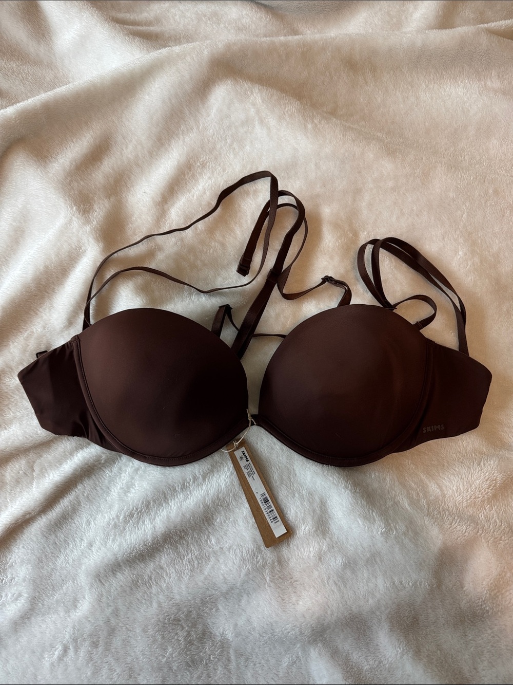SKIMS Multi-way Underwire Bra in Cocoa NWT 32DDDD